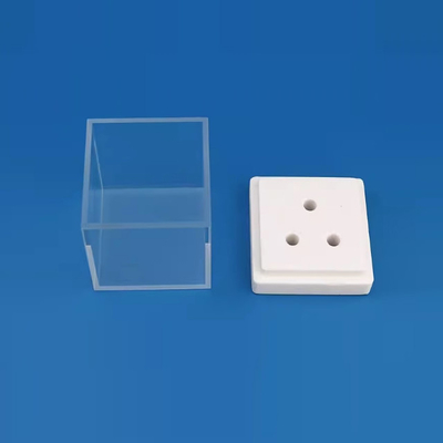 Custom Made Quartz Glass Rectangular Container Used As Plasma Reactors With Corrosive Liquids
