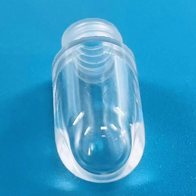 Clear Fused Quartz Screw Threaded Tube  Open Ended Quartz Tube  With Plastic/gold/silver Caps