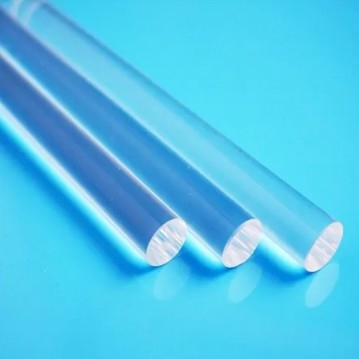 Solid Quartz Capillary Rod Round Outer Diameter From 0.2mm To 10mm Excellent Heat Resistance