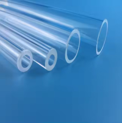 Customizable quartz glass tubes with high-temperature resistance/Fused quartz transparent quartz tube