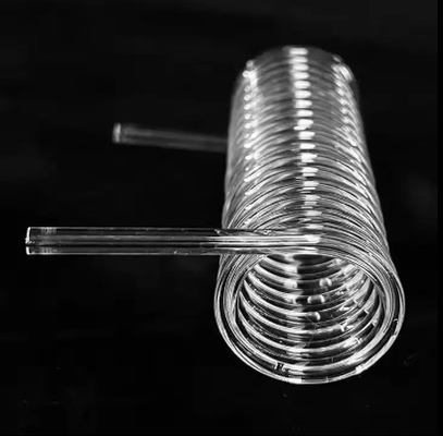 Transparent quartz glass tube/Quartz spiral quartz tube (applied to the chemical industry)