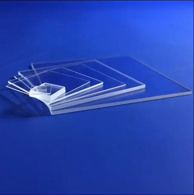 Square Clear High Quality Windows Plate Fused Custom-made Transparent Quartz Glass Plate