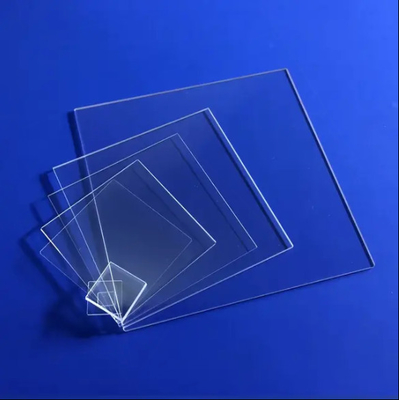 Square Clear High Quality Windows Plate Fused Custom-made Transparent Quartz Glass Plate
