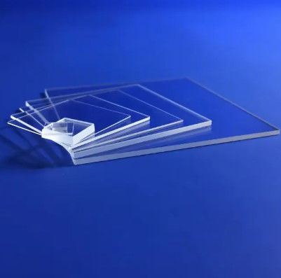 Density 6.91g/cm3 High Temperature Quartz Glass Plate For 1200 Degree Work Temperatre