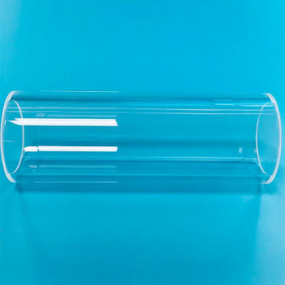 High Temperature Customized Fused Quartz Tube With Density 6.91g/cm3 And Maximum Work Temperature Of 1100 Degrees