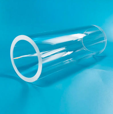 High Temperature Customized Fused Quartz Tube With Density 6.91g/cm3 And Maximum Work Temperature Of 1100 Degrees