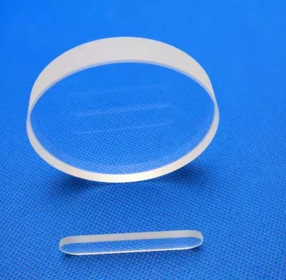 Clear Transparent Circular Fused Quartz Glass Plate For Optics Manufacturing