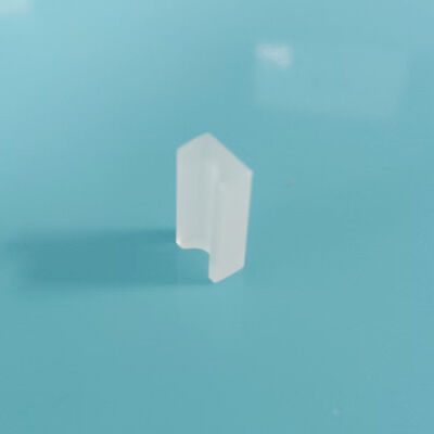 Perforated Precision Glass Middle Quartz Plate 10mm OD 2.75mm Thick 3mm Hole Height 5mm