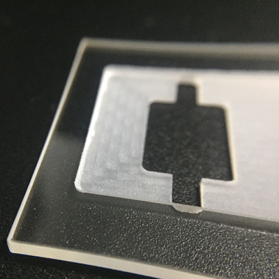 Machining Quartz Glass Sheet Customization High Purity Grooved