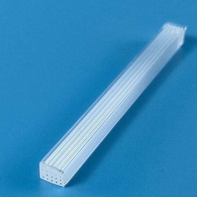 Hot sale Square Multibore Tubing for separation and filtering made in Quartz glass