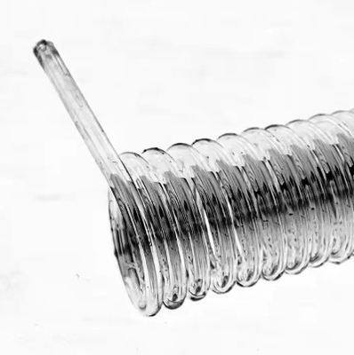 Transparent quartz glass tube/Quartz spiral quartz tube (applied to the chemical industry)