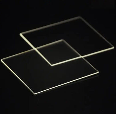Density 6.91g/cm3 High Temperature Quartz Glass Plate For 1200 Degree Work Temperatre