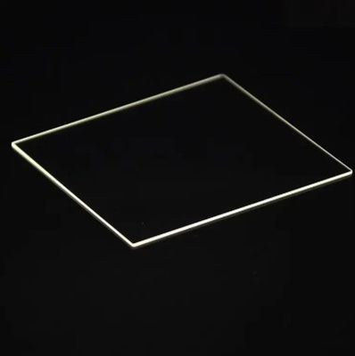 Density 6.91g/cm3 High Temperature Quartz Glass Plate For 1200 Degree Work Temperatre