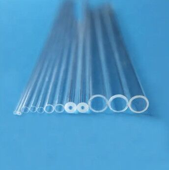 Clear Transparent Fluorine Doped Quartz Capillary Tube For Temperature Processing At 1200 Degrees
