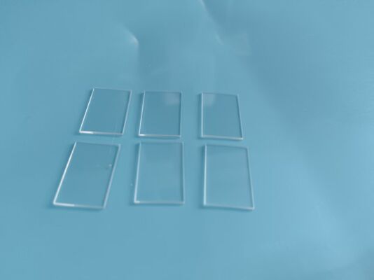 Ultra Thin Precision Glass Cover Plate Dimension 13.1mm × 8mm × 0.5mm