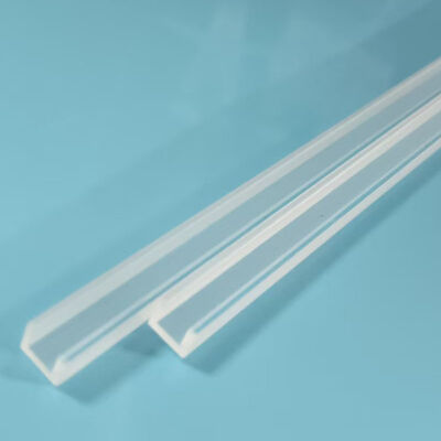 18+1 Rectangular Groove Fused Quartz Substrate 120x5x3.5mm Optical Component Carrier